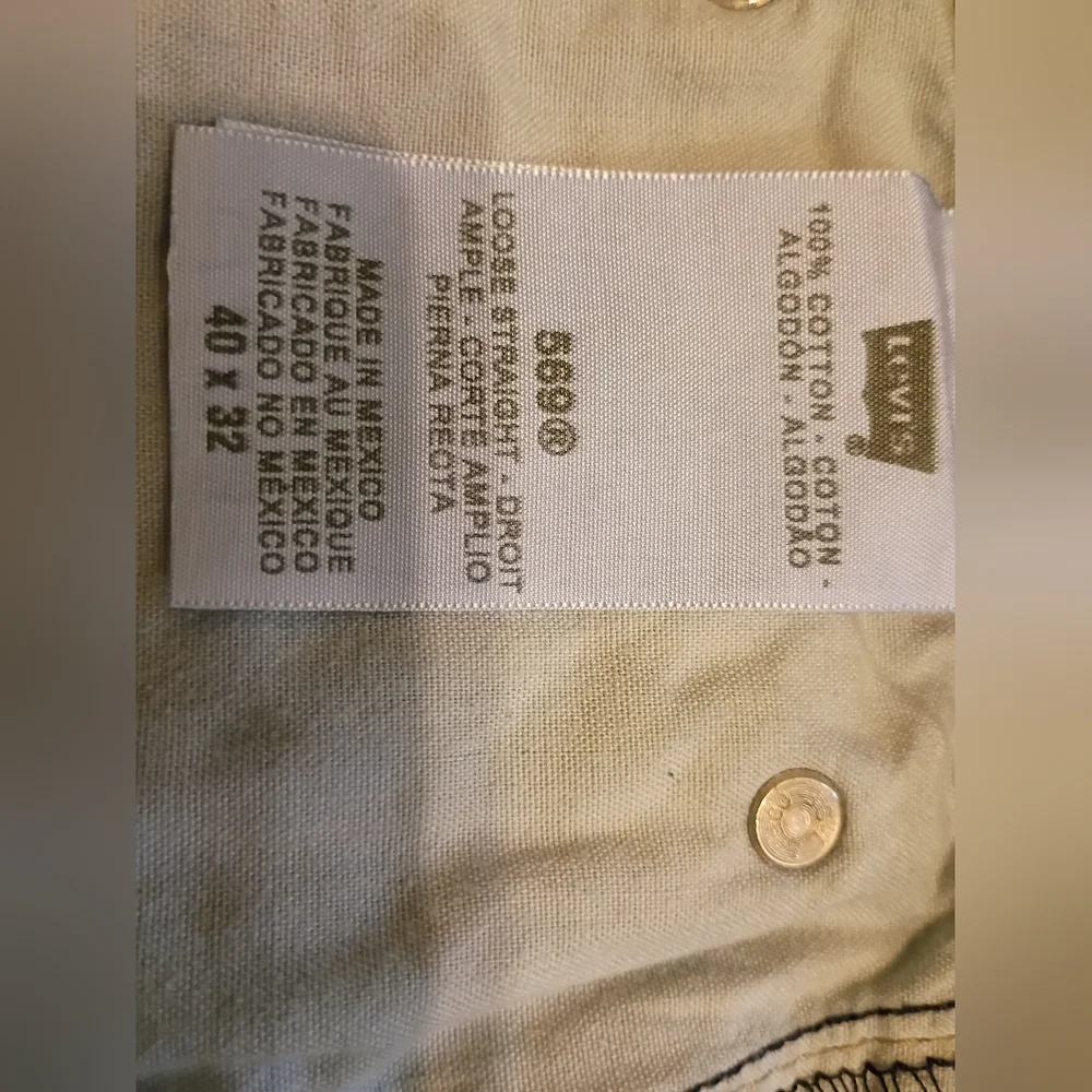 Levis Men's Jeans 569 Loose Straight Sz‎ 40W 32L